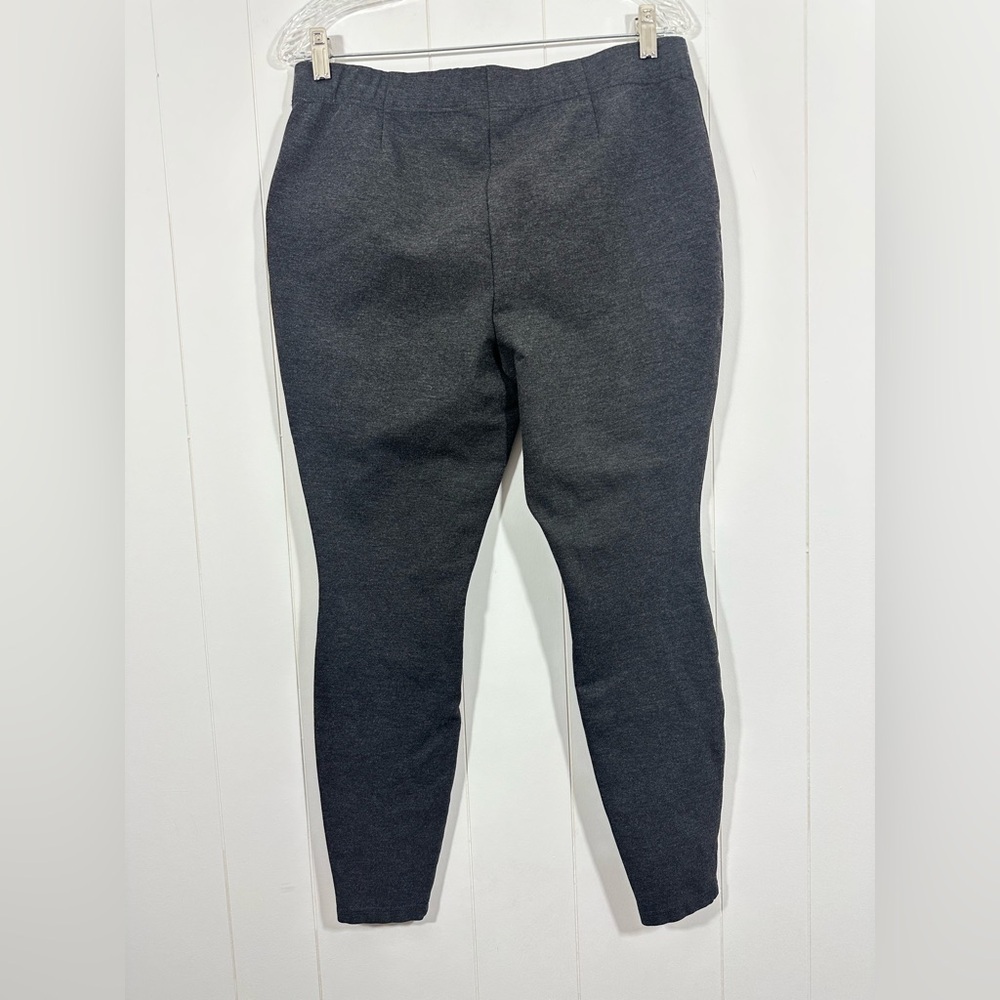 J Jill Womens Pants Gray Size Medium Ponte Leggings High Rise Rayon Blend - Picture 4 of 11